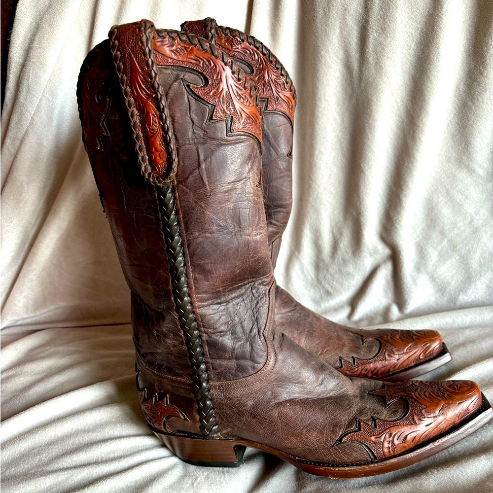 Old Gringo 9D authentic leather coyboy cowgirl boots